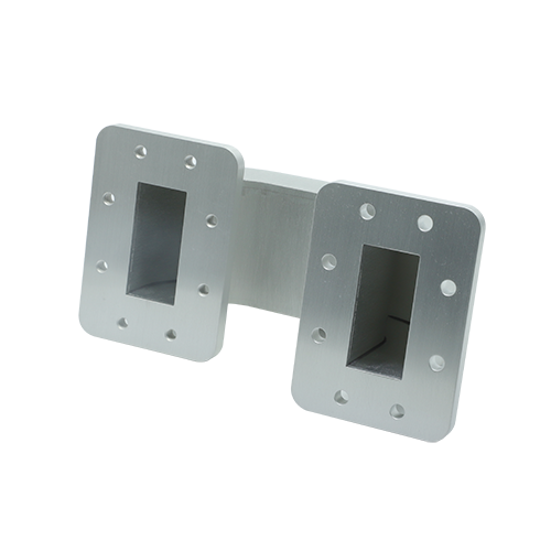 waveguide bend wr187 front, rwcl187-60dt1_b_1, rfhic corporation