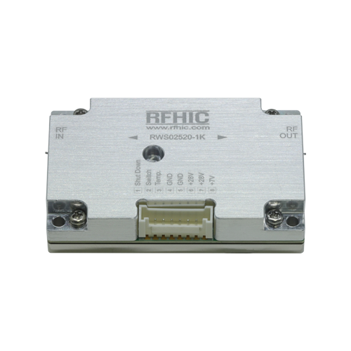 RWS02520-1K, 20 W GaN solid-state wideband power amplifier, VHF- to UHF-band, 100–600 MHz